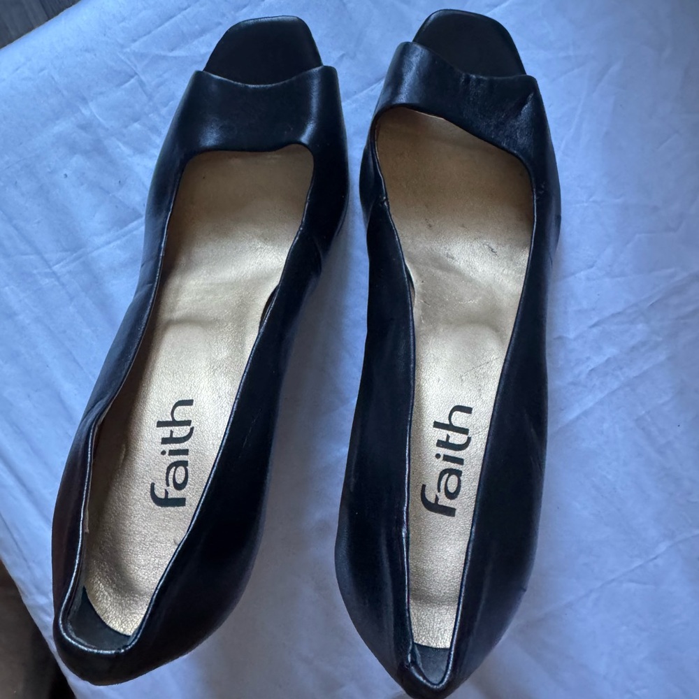 Faith Black Women's Heels NEW